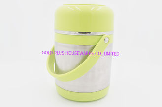 China 1.5L Hot sale plastic insulated thermos stailess steel easy takeaway food container with big handle supplier