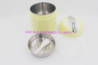 China 1L  Mini double wall 304# stainless steel kids food jar large capacity 3 inserts thermos supplier