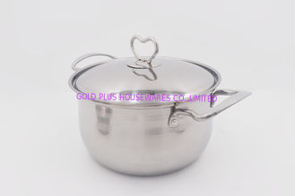 China 16+18cm Saucepans sets multi-functional boiling stockpot rolled edge stewpot with steel cover supplier