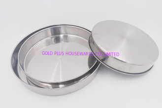 China 3pcs Hot sale commercial non stick steel deep dish microwave round anodized pizza pan supplier