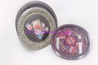 China 30cm Wedding restaurant events flower design bone plate for party  decorative wedding dish set supplier