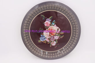 China 36cm Classic elegant wedding dinner plates wholesale decorative flower bone plate supplier