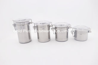 China Kitchenware catering buffet serving airtight storage jar coffee tea canister large capacity sealed tank suit  with lid supplier