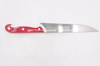China 1.1mm  Cooking knife with plastic handle stainless steel professional custom red chinese chef knife supplier