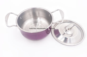 China 6pcs Best selling 16,18,20cm insulated food warmer casserole stainless steel casserole hot pot supplier