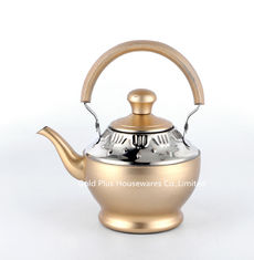 China 1.5L Kitchenware stainless steel stovetop tea water kettlel golden color pour over coffee whistling water Kettle supplier