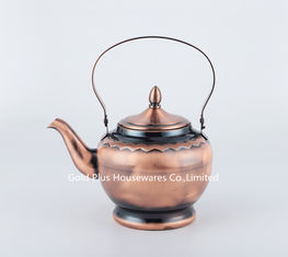China 14cm or 16cm  Low price multi-colored bronze coffee pot with filter stainless steel kettle pot for hotel/household supplier