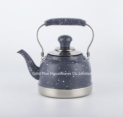 China 2L Fashionable stainless steel coffee pot with filter blue color hot water tea pot whistling kettle supplier