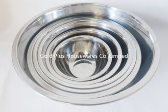 China 14cm Serving preservation deep mixing bowl stainless steel washing basin natural color small salad bowl supplier