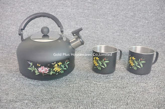 China New simple design best stainless steel whistling tea kettles with oem logo portable camping commercial instant boiler supplier