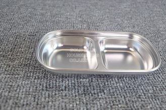 China Fashion wholesale multifunction seasoning dish rectangle snack appetizer custom stainless steel antique dishes supplier