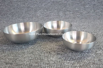 China Fancy metal sauce bowl for restaurant and home tableware vinegar dish stainless steel cereal snack bowl supplier