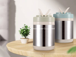 China Food grade soup metal thermos food Jar with plastic handle lid 2 litres thermal stainless steel lunch box supplier