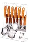 32pcs stainless steel  kitchen tool set & tablewares set&kitchenwares &yellow handle dinnerwares