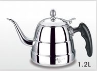 2016 hottest 1.2L  stainless steel kettle bamboo kettle with gold color &teapot &whistling kettle& roma kettle