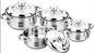3pcs/4pcs cookware set &amp; stainless steel cooking pot &amp;16cm -24cm casseroles &amp; kitchenware &amp;sauce pot supplier