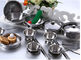 Fascinating  stianless steel kitchenware set for kids &amp; children's toys&amp; stainless steel toy supplier