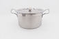 4pcs Kitcheware high quality hot steamer stainless steel stock pot with steel lid supplier