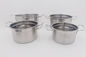 4pcs Only business pasta cooking pot stainless steel milk pot supplier