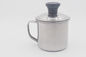 12cm Outdoor use stainless steel camping cup chrome wine mug with cover supplier