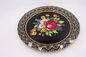 33cm  China dinnerware sets fancy chromatic round shape bone dishes dinner plate for wedding supplier