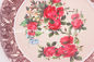 55cm Serving tray wedding plates set round dish tinplate plate for party supplier