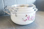 3pcs China made stainless steel double handle soup pot kitchen restaurant cookware set Milk pan in white color supplier