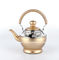 1.5L Kitchenware stainless steel stovetop tea water kettlel golden color pour over coffee whistling water Kettle supplier