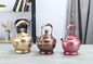 14cm,16cm.18cm Household supplies european royal red color teapot stainless steel coffee pot with tea infuser supplier