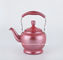14cm,16cm.18cm Household supplies european royal red color teapot stainless steel coffee pot with tea infuser supplier