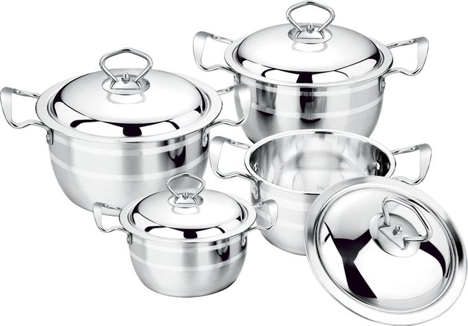 3pcs/4pcs cookware set & stainless steel cooking pot &16cm -24cm casseroles & kitchenware &sauce pot