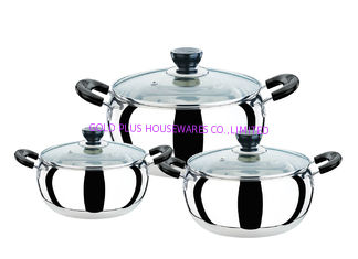 China 3pcs /4pcs apple cookware set&amp; apple pot &amp; pearl pot supplier