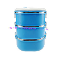 China Hot selling  colorful  stainless steel square food container ,hand pan,food carrier,lunch box,food lunch container supplier