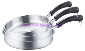 China 3pcs fry pan set &amp; frying pan non-stick&amp;20cm to 28cm &amp; fry pan stainless steel wtih red color supplier