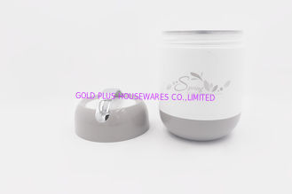 China 1L Hot sale double lid vacuum food box with spoon stainless steel insulated food jar supplier