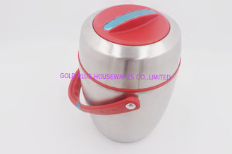 China 2L Tableware insulated food jar with handle lid stainless steel airline bento lunch box supplier