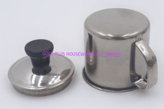 China 13cm Bulk items stainless steel oil pot stainless steel sugar pot with lid supplier