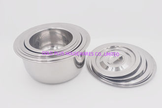 China 8pcs Wholesale stainless steel cooking pans no-magenic soup bowl with luxury lid for kitchen supplier