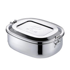 China 17cm Multifunction workers food container with handle 304 stainless steel students keep food hot bento lunch box supplier