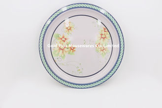 China 40cm Indian market flower theme breakfast tray round shape party food service tray with custom print supplier