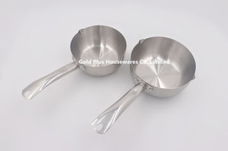 China 18cm Cookware metal saucepan cooking pot with steel handle stainless steel saucepan milk pan supplier