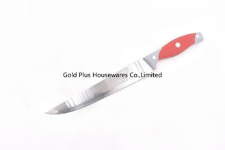 China 8 inches Portable multifunction strong quality knife red handle stainless steel cutting fruit petty knife supplier