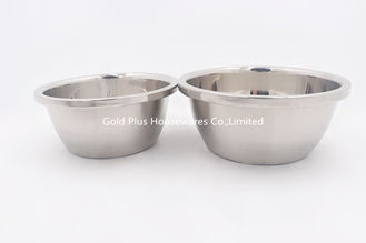 China 24cm  Kitchen vegetables wash basin thickness 304 stainless steel mixing bowl wash clothes bathroom basins supplier