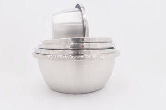China 18cm Wall mounted cat pet water food container feeder 1.8A stainless steel food bowl supplier