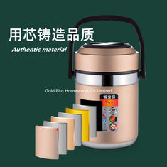 China Traditional stainless steel tiffin lunch box pot for adults with handle children delicacy vacuum insulated thermos supplier
