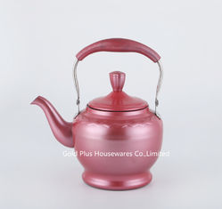 China 14cm,16cm.18cm Household supplies european royal red color teapot stainless steel coffee pot with tea infuser supplier