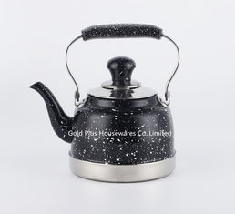 China 1L/1.5L/2L Home appliances safe and controllable stainless steel electric kettles with handle black color coffee pot supplier