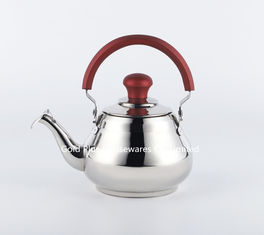 China 2L Loud whistling tea kettle heat retention stainless steel coffee tea pot big size silver color water boiler supplier