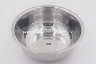 China 26cm China supplier thin stainless steel indian basin circular gift basin supplier