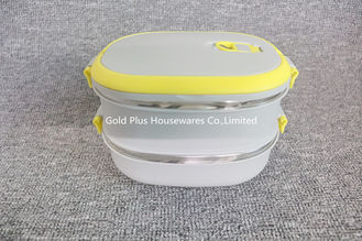 China Factory supply airtight leak proof food storage container double wall tiffin stainless steel insulated thermal lunch box supplier